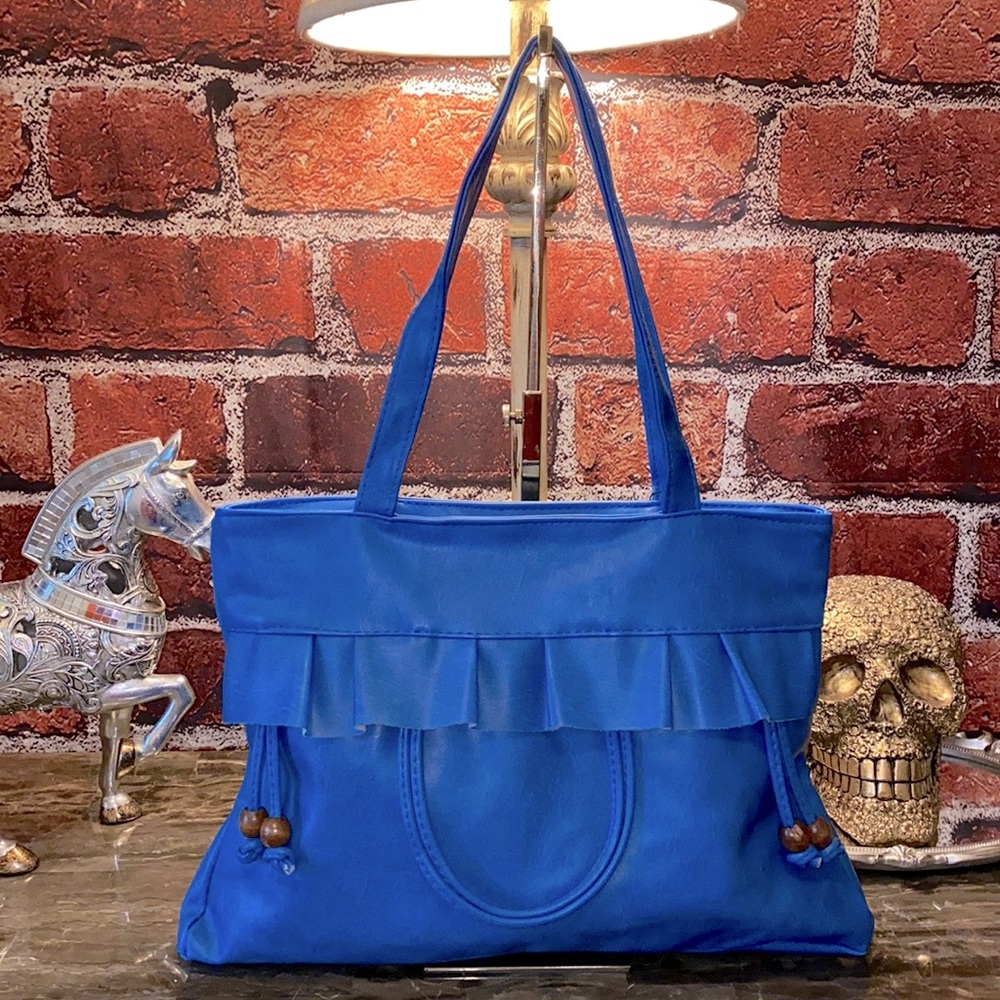 🎒 NWT Vegan Leather Shoulder Tote Bag